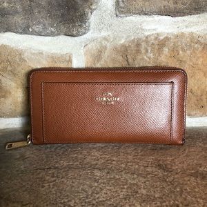 COACH Large Zip Around Wallet